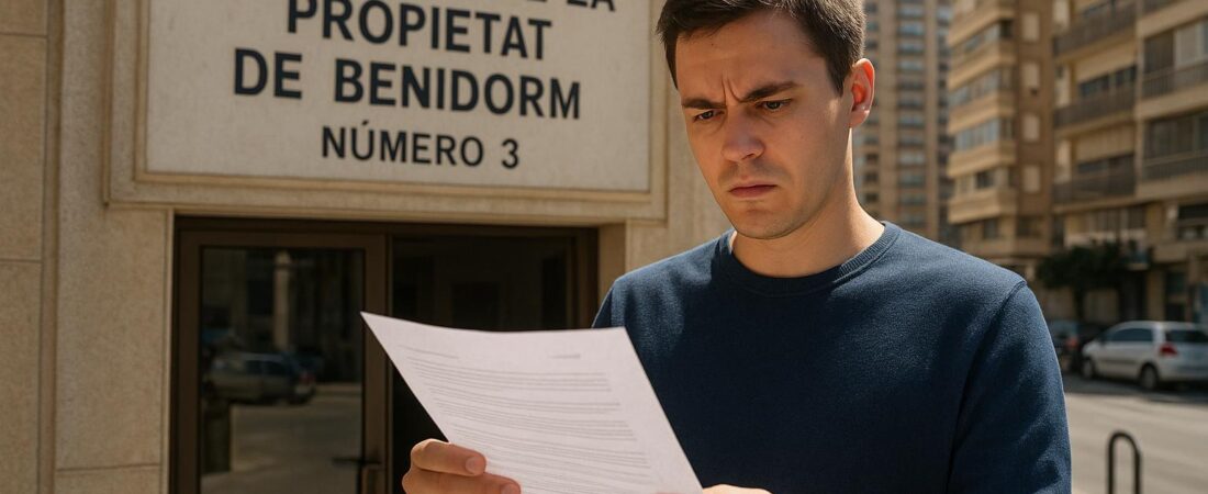 La Registradora de Benidorm frena una opción de compra por parecer un préstamo camuflado