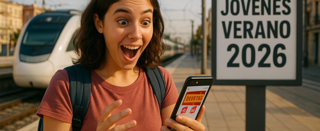 Viajar barato en tren y bus este verano 2026: descuentos para jóvenes e Interrail al 50%