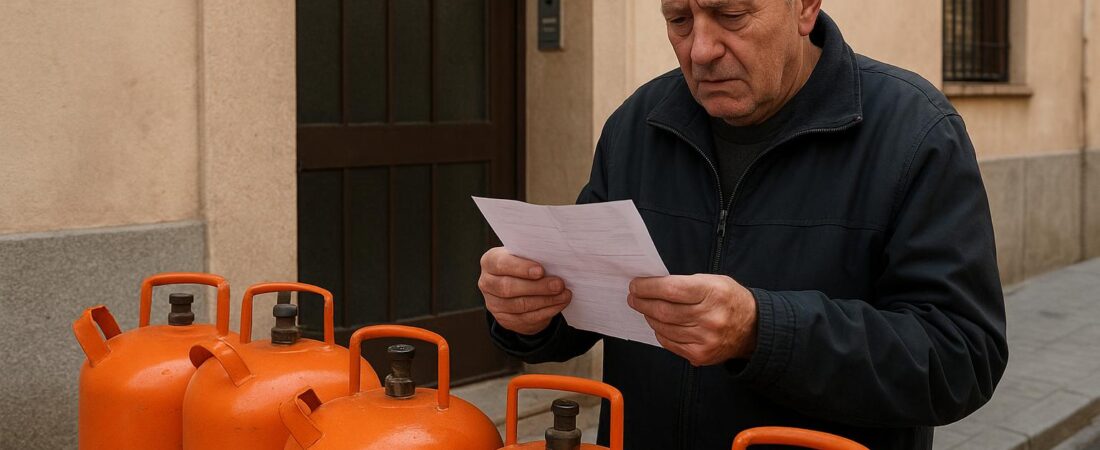 La bombona de butano sube desde el 21 de julio: el envase de 12,5 kilos queda en unos 18 euros