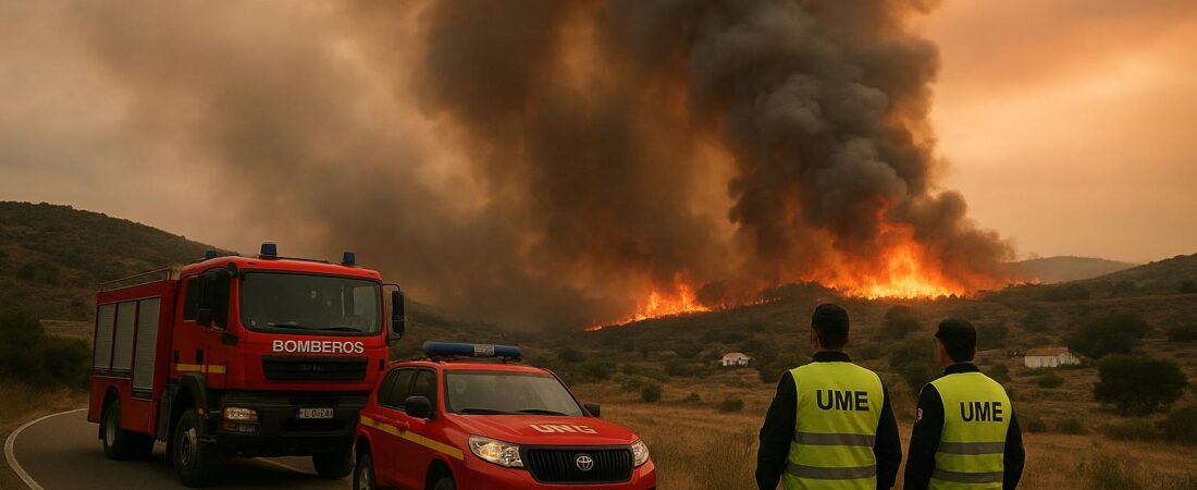 Interior declara la emergencia nacional por los incendios de Madrid y Ávila: la UME asume el mando operativo