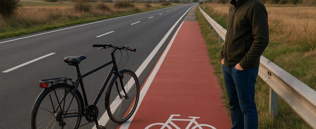 Navarra integra las vías ciclistas en su ley de carreteras y permite quitar arcenes para construirlas