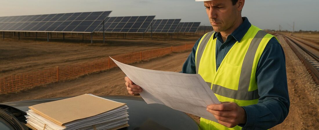 Se cae una planta solar de 60,6 MW en Huelva tras cruzarse con el AVE Sevilla-Huelva y perder sus permisos de red