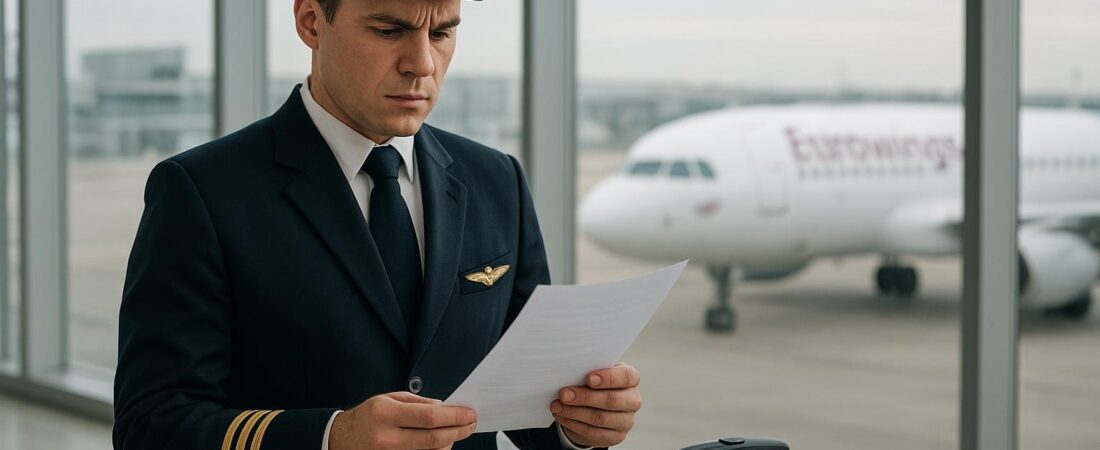 Eurowings firma su convenio para pilotos en España: vigencia desde 2025, base española y jubilación forzosa